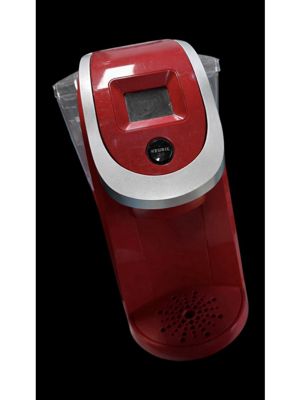Keurig K-Mini Single Serve K-Cup Pod Coffee Maker, Red/Silver, Water Tank